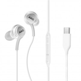 Ecouteurs intra-auriculaires avec micro Samsung Tuned by AKG USB Type-C  (Blanc) à prix bas