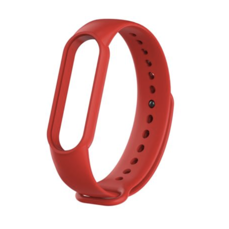 Bracelet silicone Xiaomi Band 5 rouge