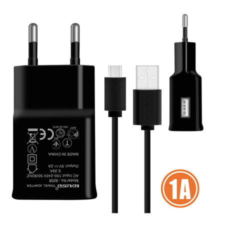 Chargeur micro USB noir 1A - IDUSD