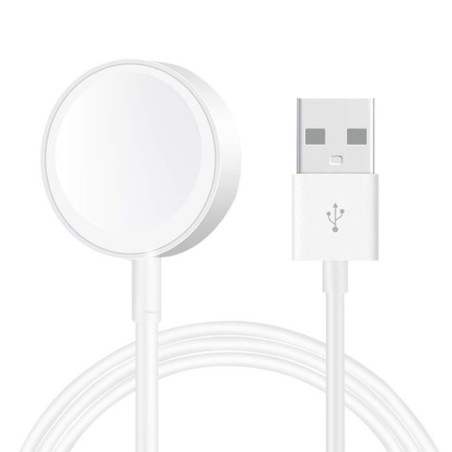 Station de charge magnétique Apple Watch Blanc