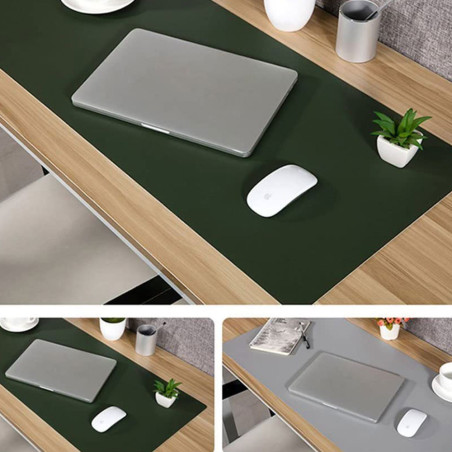 Tapis de Bureau Vert et Gris