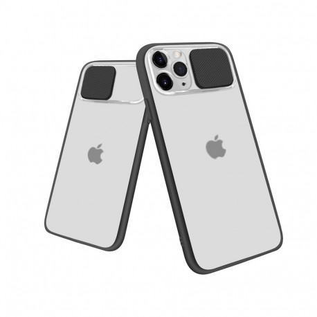 Coque silicone avec protection caméra iPhone 11 (noir) 