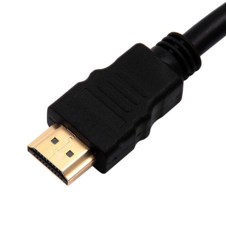 Splitter doubleur HDMI Mâle vers 2 HDMI Femelles 30cm