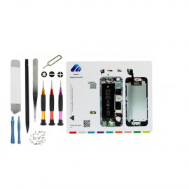 Incutex kit d’outils kit de réparation de smartphones pour iPhone 7 6 6s Plus 5s 4s Samsung Galaxy S8 S7 S6 S5 S4 S3 iPod Touch Pentalobe 