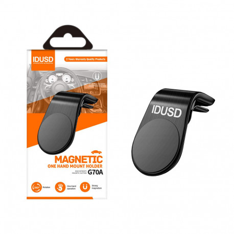 Support magnétique One-Click smartphone voiture - IDUSD