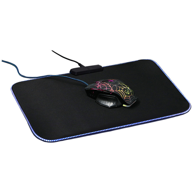 Tapis de souris gaming avec rétroéclairage LED