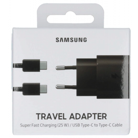 Chargeur complet USB-C d'origine Samsung avec packaging