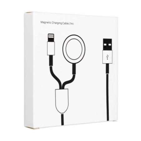 Câble USB 2 en 1 lightning + chargeur sans fil Apple Watch