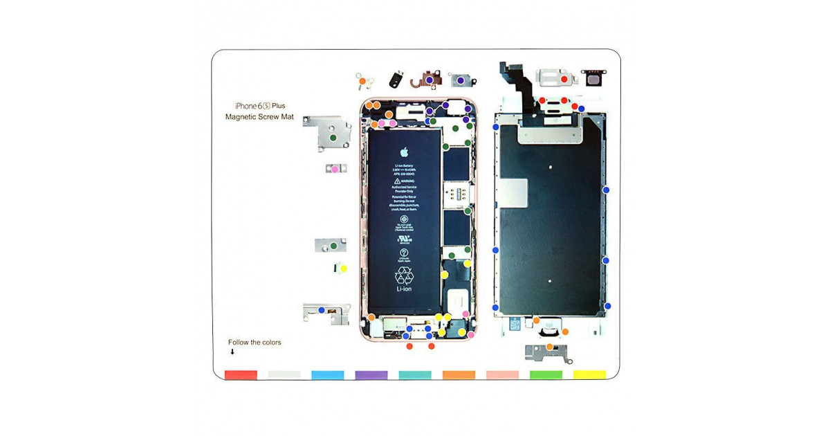Ecran iPhone 6 Plus blanc complet avec support caméra et capteur de  proximité
