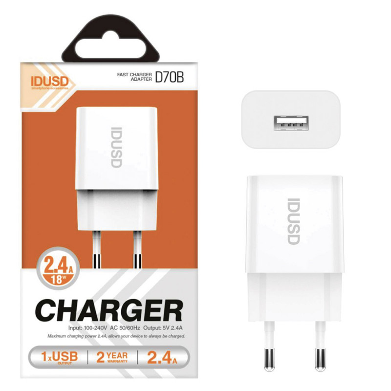 Prise allume-cigare USB-C Blanc - IDUSD