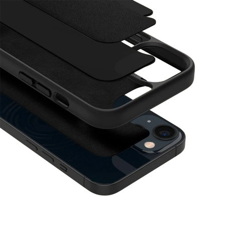 Coque Spigen Cyrill leather brick noir iPhone 13