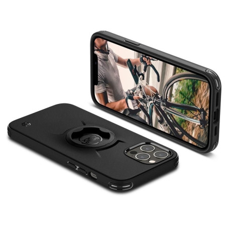 Coque Spigen Bike Mount noir iPhone 12 Pro Max