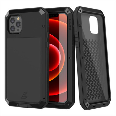 Coque Lunatik noire iPhone 12 Pro Max