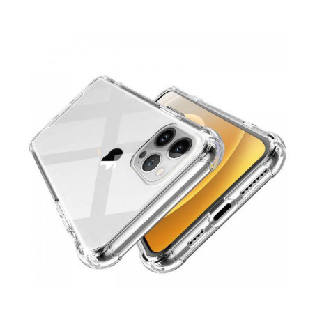 Coque silicone transparente coins renforcés iPhone 13 Pro