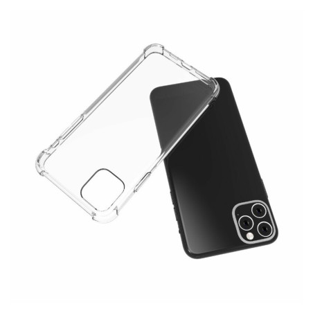 Coque silicone transparente coins renforcés iPhone 13 Pro Max