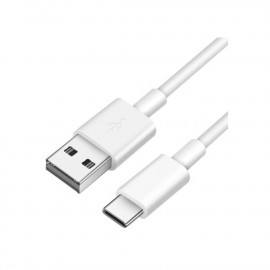 Cable USB-C + Chargeur Secteur Blanc pour Huawei P30 / P30 PRO / P30 LITE -  Cable Type USB-C Port USB Data Chargeur Synchronisation Transfert Donnees  Mesure 1 Metre Chargeur Secteur Universel