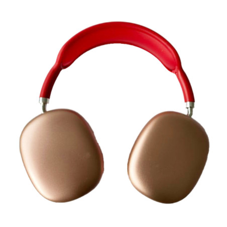 Casque stéréo Bluetooth micro intégré rouge