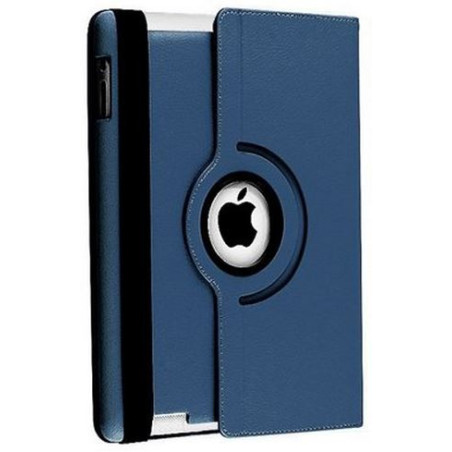 Etui cuir bleu marine 360° iPad 2/3