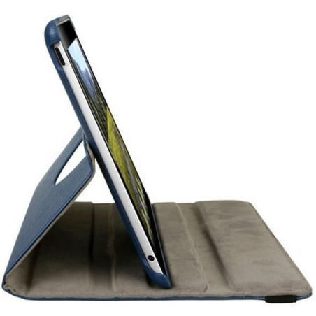 Etui cuir bleu marine 360° iPad 2/3