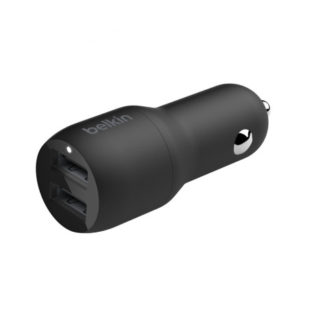 Prise allume-cigare 2 ports USB + câble USB-C noir Belkin