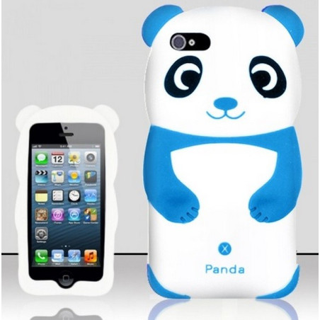 Housse en silicone Panda Rose iPhone 5