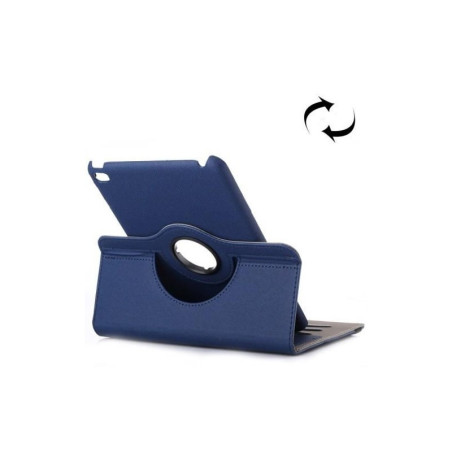 Etui simili cuir 360° Bleu foncé iPad Mini 6