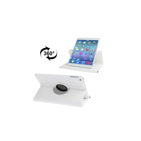 Etui simili cuir 360° Blanc iPad Pro 12,9" (2018 / 2020 / 2021)