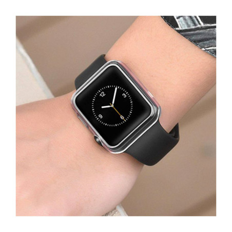 Bumper silicone transparent Apple Watch Série 4 / 5 / 6 / SE 40 mm