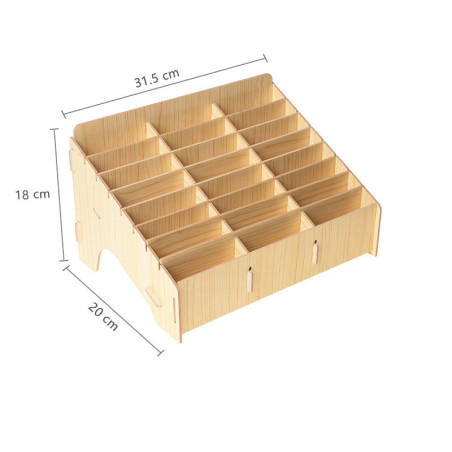 Boîte de rangement en bois Smartphone