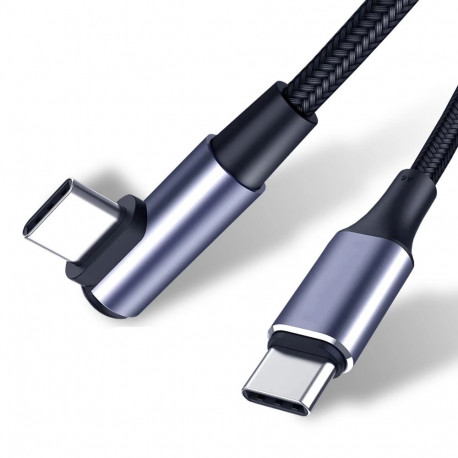 Câble USB-C coudé