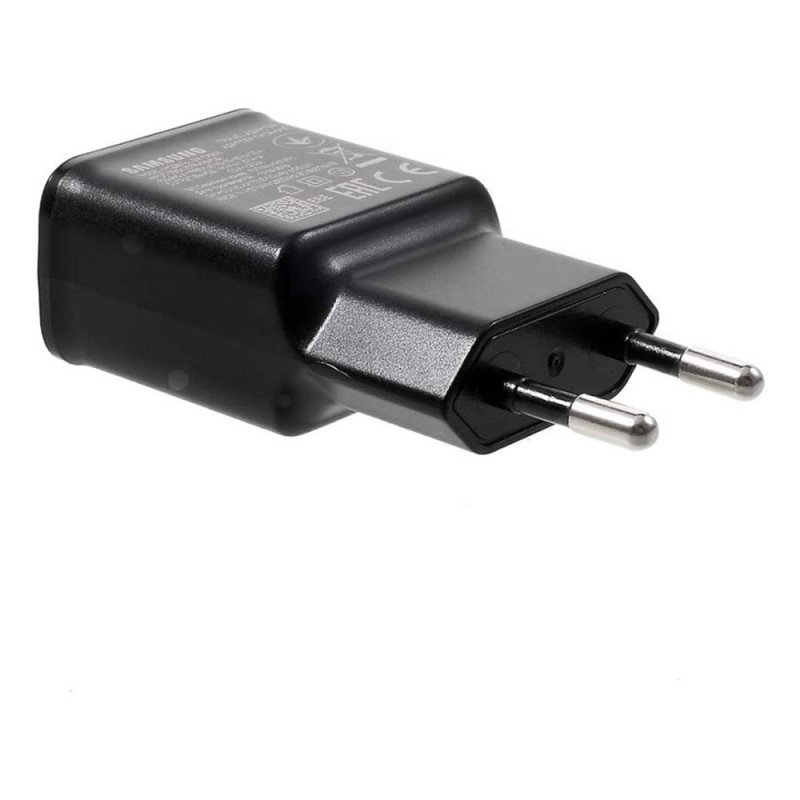 CHARGEUR SECTEUR + CABLE USB ORIGINAL SAMSUNG NOIR RECHARGE CHARGE RAPIDE  2A
