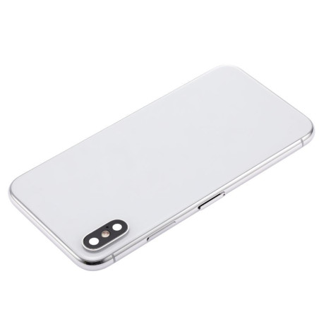 Coque arrière complète iPhone X Blanc