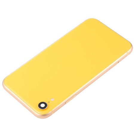 Coque arrière complète iPhone XR Jaune