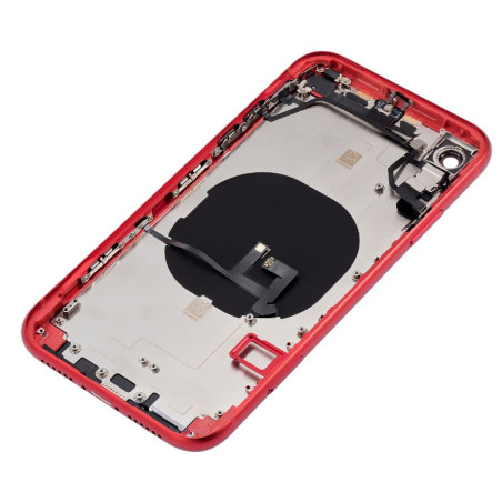 Coque arrière complète iPhone XR Rouge