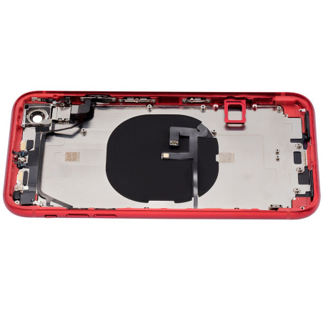 Coque arrière complète iPhone XR Rouge