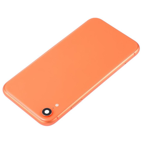 Coque arrière complète iPhone XR Corail