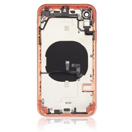 Coque arrière complète iPhone XR Corail