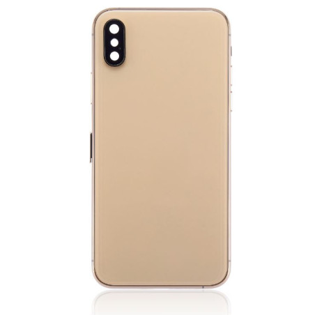 Coque arrière complète iPhone XS Or