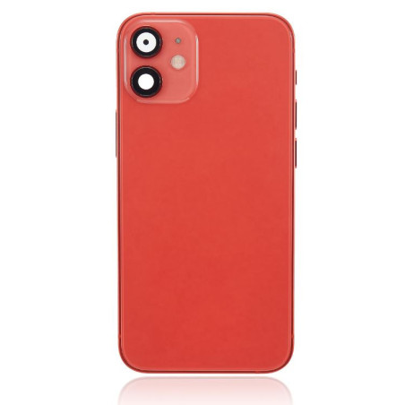 Coque arrière complète iPhone 12 Mini rouge