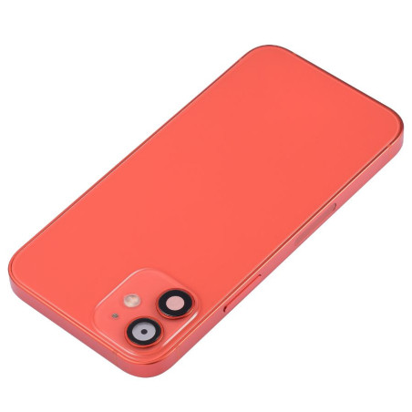 Coque arrière complète iPhone 12 Mini rouge