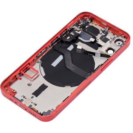 Coque arrière complète iPhone 12 Mini rouge