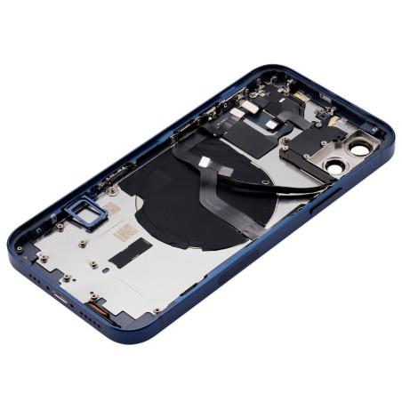 Coque arrière complète iPhone 12 bleu