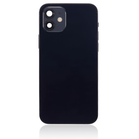 Coque arrière complète iPhone 12 noir