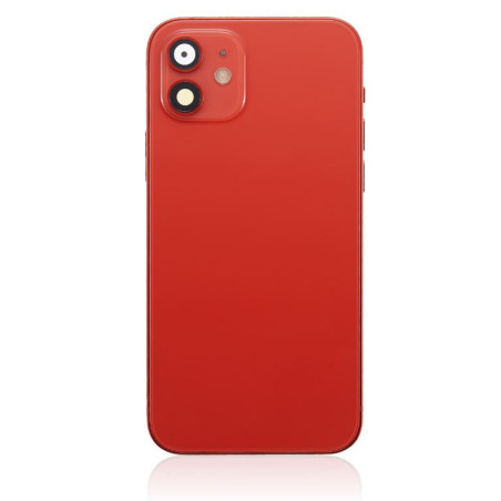 Coque arrière complète iPhone 12 rouge