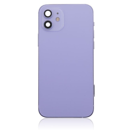 Coque arrière complète iPhone 12 violet