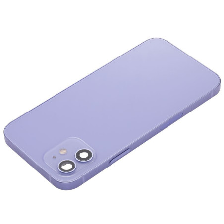 Coque arrière complète iPhone 12 violet