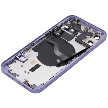 Coque arrière complète iPhone 12 violet