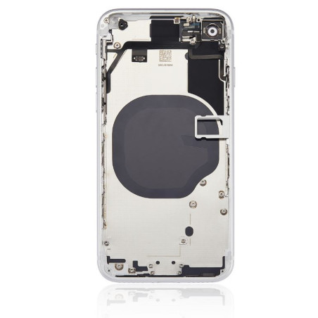 Coque arrière complète iPhone SE (2020) Argent