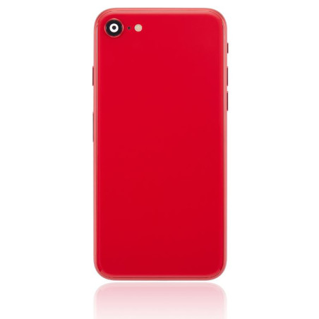 Coque arrière complète iPhone SE (2020) Rouge