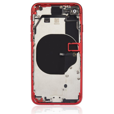 Coque arrière complète iPhone SE (2020) Rouge